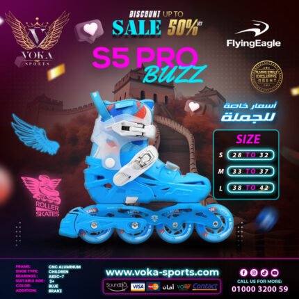 Flying Eagle skate shoes ( S5 PRO BUZZ ) Blue